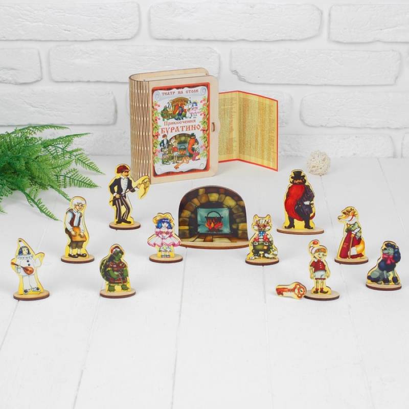 Театр на столе 'Приключения Буратино' Театр на столе 'Приключения Буратино'