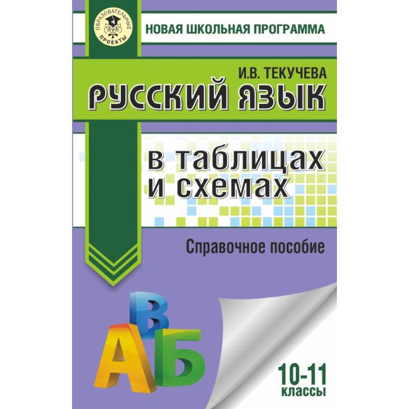 Русский язык в таблицах и схемах. Справочное пособие. 10-11 классы Русский язык в таблицах и схемах. Справочное пособие. 10-11 классы