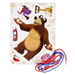 Маша и Медведь. Игра-шнуровка