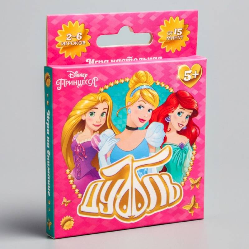Игра настольная 'Дуббль', Принцессы Игра настольная 'Дуббль', Принцессы