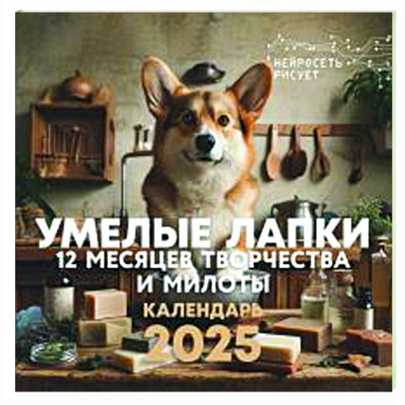 Умелые лапки. 12 месяцев творчества и милоты. Нейросеть рисует Умелые лапки. 12 месяцев творчества и милоты. Нейросеть рисует