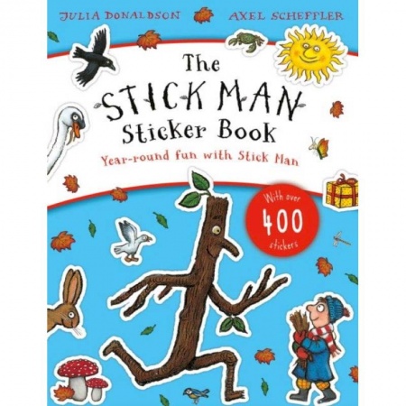 Английский язык, книга Stick Man Sticker Book купить по скидке