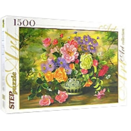 Пазл 1500 элелементов. 'Цветы в вазе'