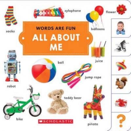 Литература на иностранном языке для детей, книга All About Me (board book) купить по скидке