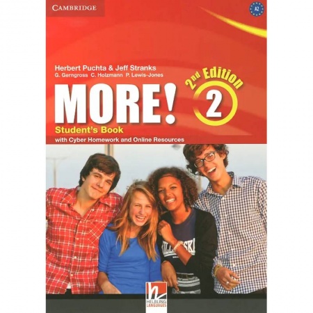 Английский язык, книга More! 2Ed 2 SB +Cyber Homework +Online Res купить по скидке