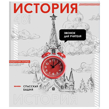 Тетрадь предметная Яркие детали. История, 48 листов, клетка