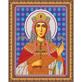 «Светлица» набор для вышивания бисером 8710 «Св. Елена» бисер Чехия 19x24см