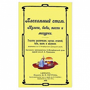 Пасхальный стол. Куличи, бабы, пасхи и мазурки