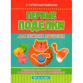 Первые поделки для развития мышления. Развивающее пособие