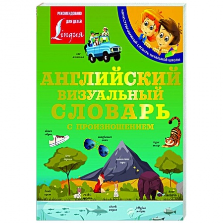 Английский язык, книга Английский визуальный словарь с произношением купить по скидке
