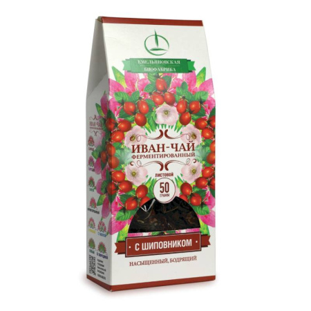 Иван-чай ферментированный с шиповником, 50 г